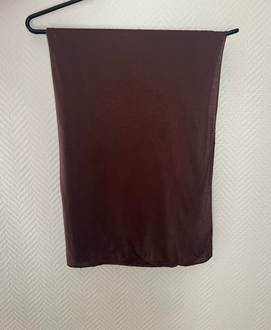 Hijab anti-glisse Lycra - Marron